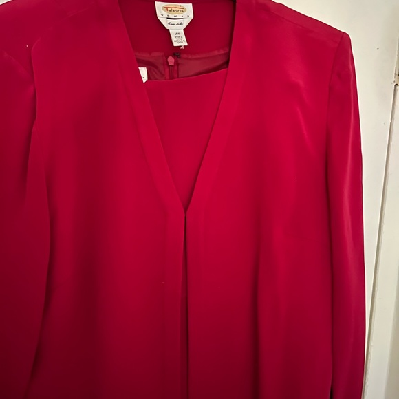 Two Piece Washed Silk Dress - Picture 3 of 10